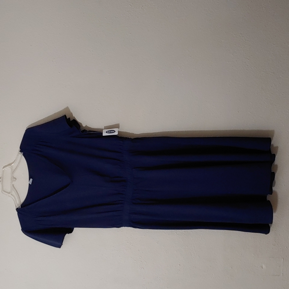 Old Navy Cap Sleeve Elastic Waist Midi Dress NWT